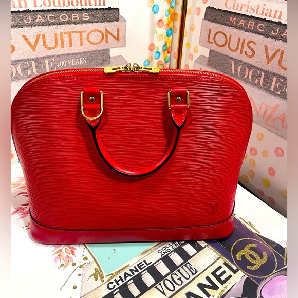 Louis Vuitton Alma Epi Red - Picture 2 of 14